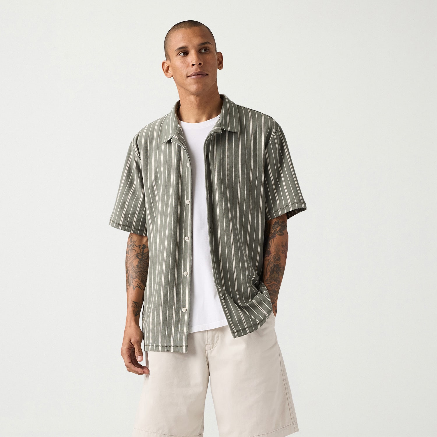 Levi's® Mens Short Sleeve Camp Shirt