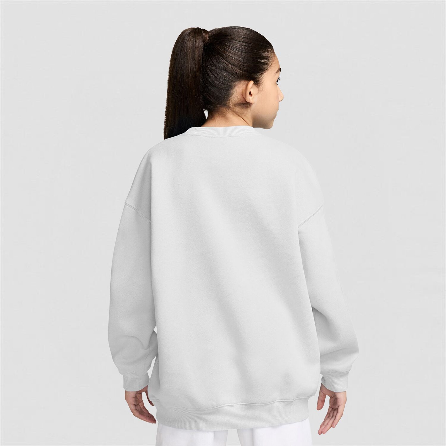 Nike Big Kid Girls Crew Neck Fleece Long Sleeve Sweatshirt