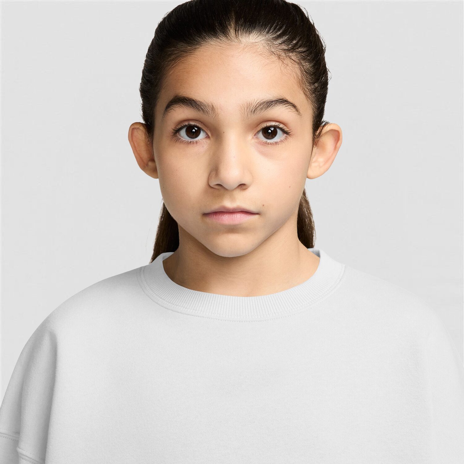 Nike Big Kid Girls Crew Neck Fleece Long Sleeve Sweatshirt