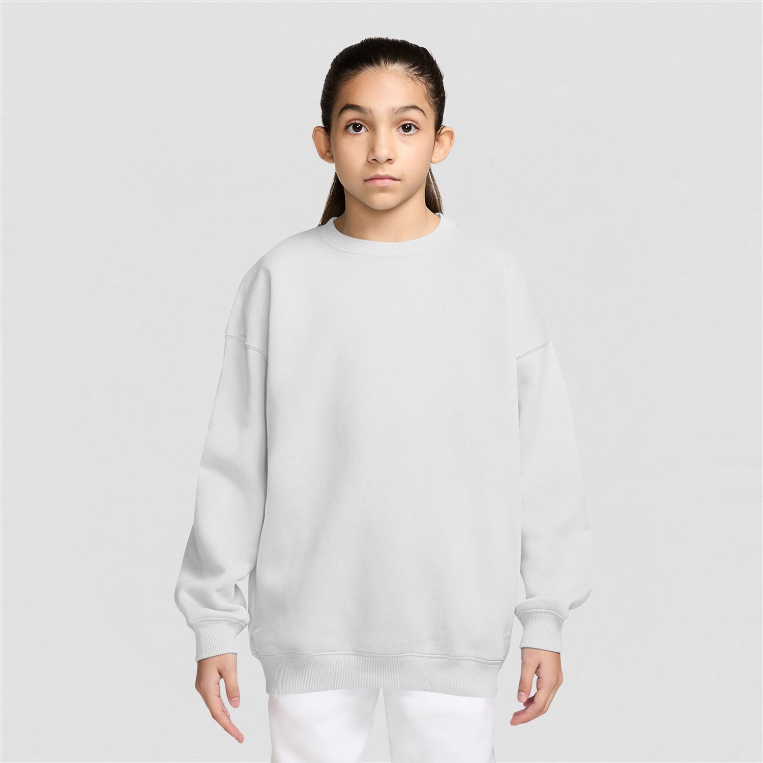 Nike Big Kid Girls Crew Neck Fleece Long Sleeve Sweatshirt