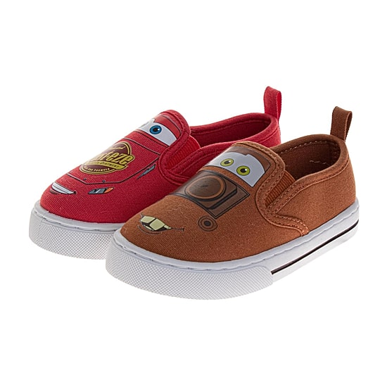 Josmo Boys Cars Round Closed Toe Slip-On Shoe