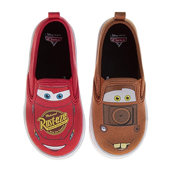 Josmo Boys Cars Round Closed Toe Slip-On Shoe