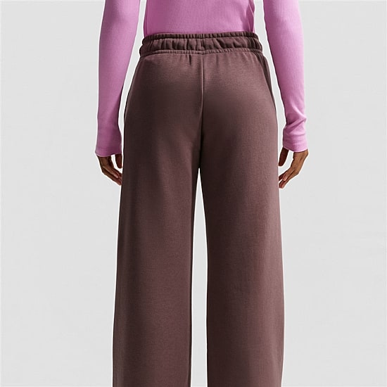 Nike Club Womens Lightweight Wide Leg Mid Rise Fleece Sweatpant
