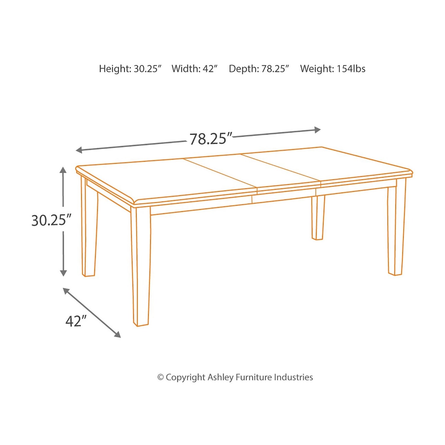 Signature Design by Ashley® Towson -Pc Standard Height Dining Set