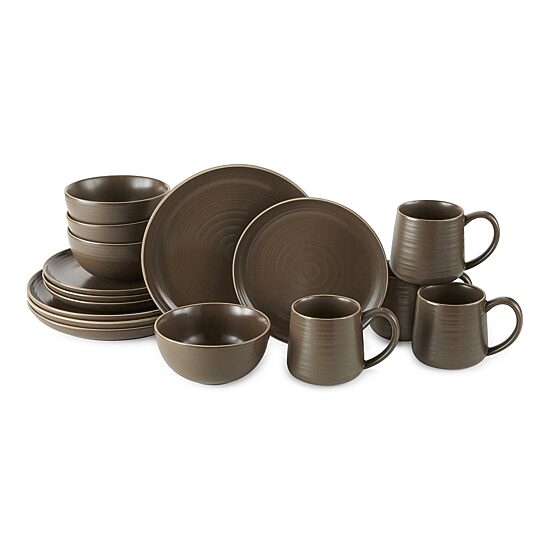 Linden Street 16-pc. Stoneware Dinnerware Set