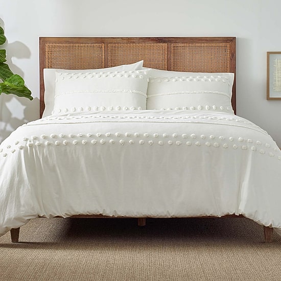 Blue Loom Hazel 3-pc. Embroidered Duvet Cover Set