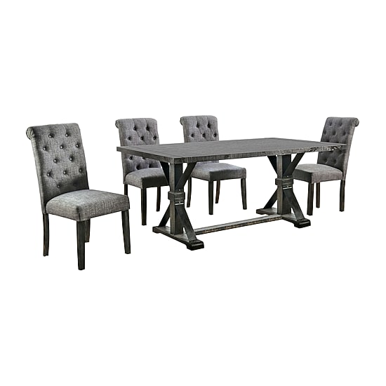 Furniture of America™ Nimitz Dinning Room And Kitchen Collection 5-pc. Rectangular Dining Set