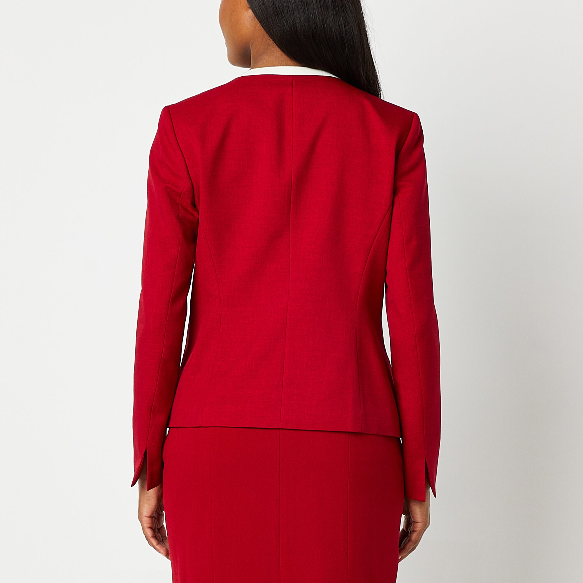 Black Label by Evan-Picone Womens Classic Fit Suit Jacket