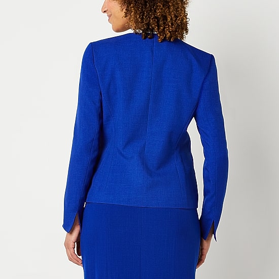 Black Label by Evan-Picone Womens Classic Fit Suit Jacket