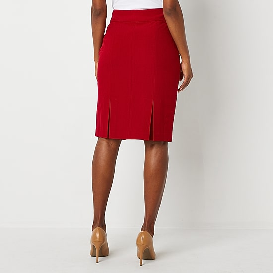 Black Label by Evan-Picone Womens Suit Skirt