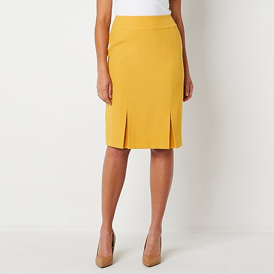 Black Label by Evan-Picone Womens Suit Skirt
