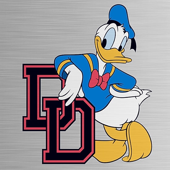 Disney Collection Donald Duck College 27 Oz Stainless Steel Travel Mug