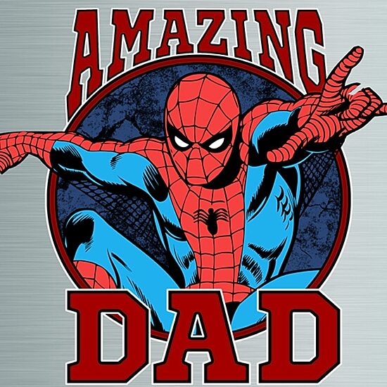 Disney Collection Spiderman Amazing Dad 27 Oz Stainless Steel Travel Mug