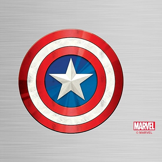 Disney Collection Captain America Shinyshield 17 Oz Stainless Steel Bottle
