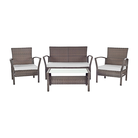 Safavieh Avaron 4-pc. Conversation Set Cushioned