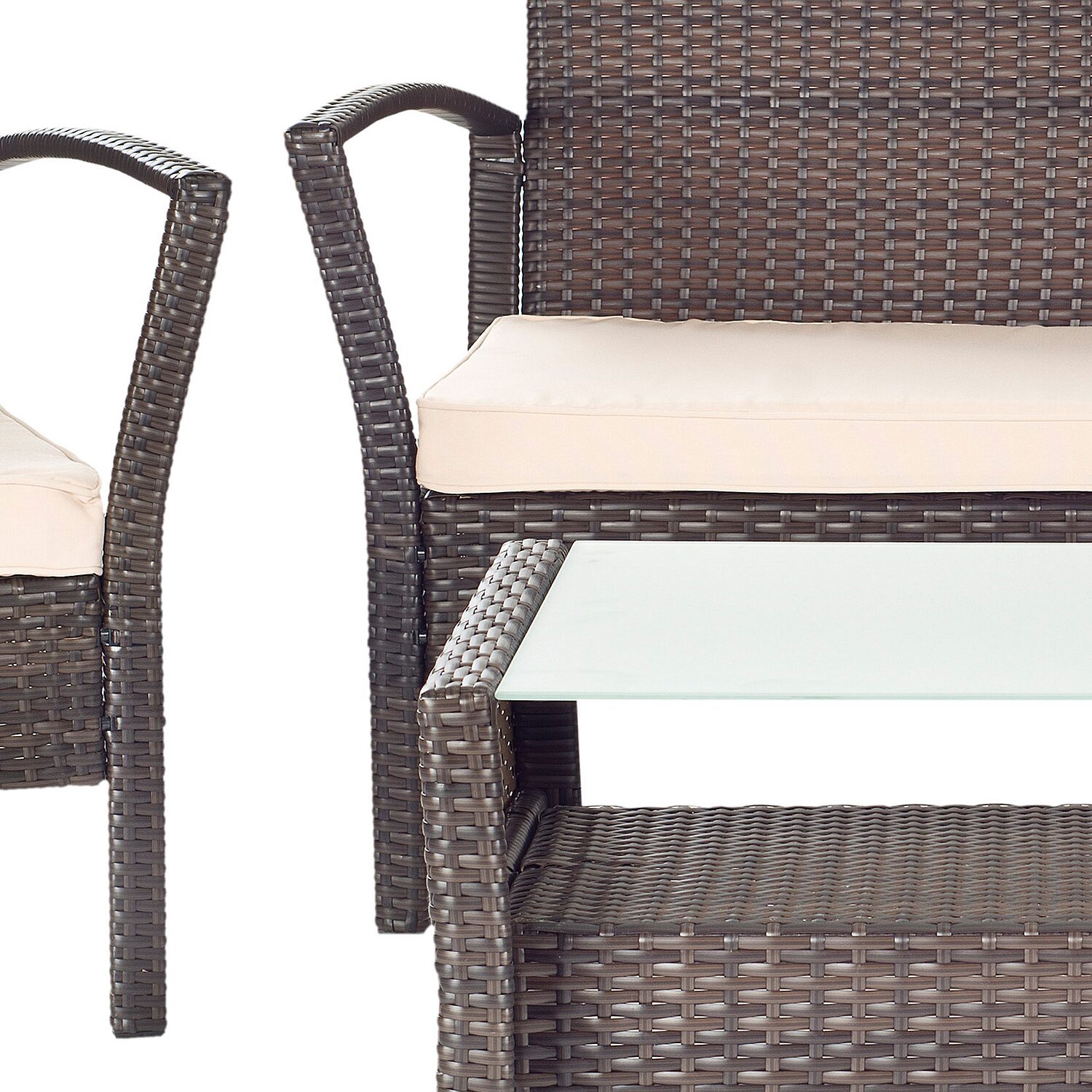 Safavieh Avaron 4-pc. Conversation Set Cushioned
