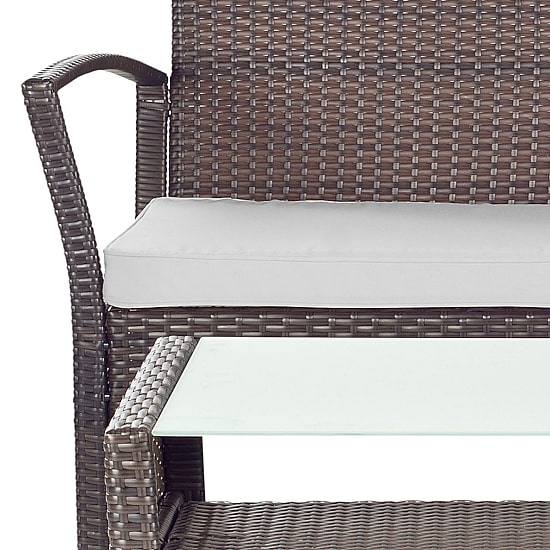 Safavieh Avaron 4-pc. Conversation Set Cushioned