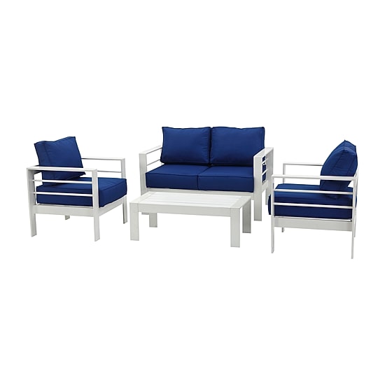 Safavieh Nason 4-pc. Conversation Set Cushioned