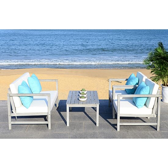 Safavieh Montez 4-pc. Conversation Set Cushioned