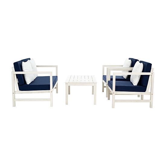 Safavieh Montez 4-pc. Conversation Set Cushioned