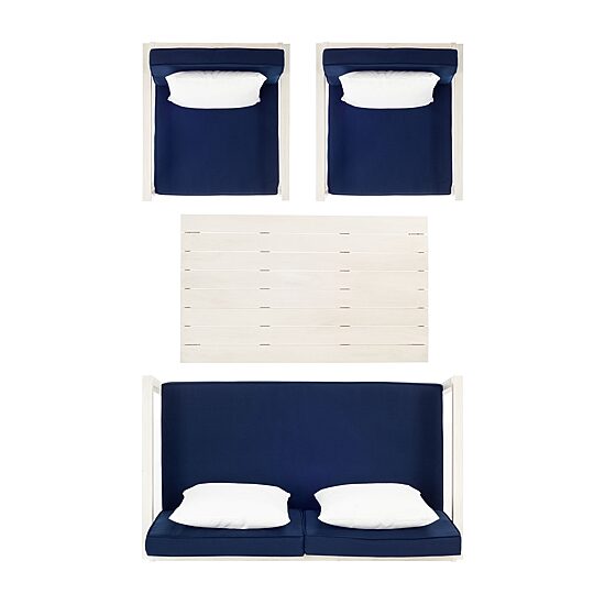 Safavieh Montez 4-pc. Conversation Set Cushioned