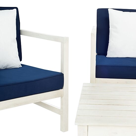 Safavieh Montez 4-pc. Conversation Set Cushioned