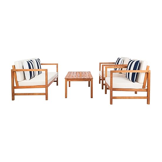 Safavieh Montez 4-pc. Conversation Set Cushioned