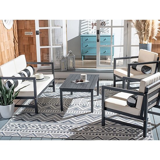 Safavieh Montez 4-pc. Conversation Set Cushioned