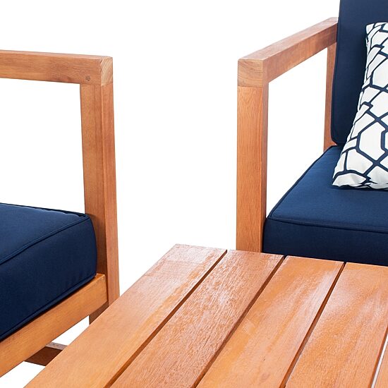 Safavieh Montez 4-pc. Conversation Set Cushioned