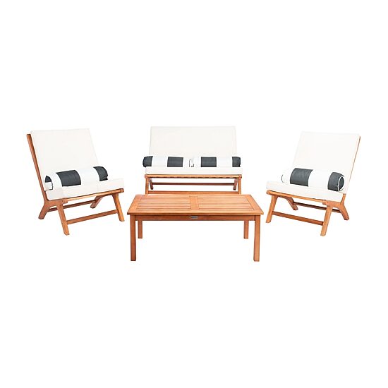 Safavieh Chaston 4-pc. Conversation Set Cushioned