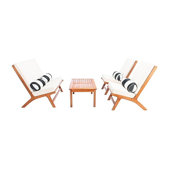 Safavieh Chaston 4-pc. Conversation Set Cushioned