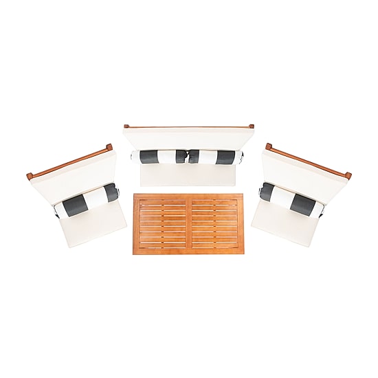 Safavieh Chaston 4-pc. Conversation Set Cushioned