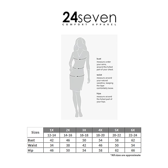 24seven Comfort Apparel Womens Plus Mid Rise Maxi Skirt