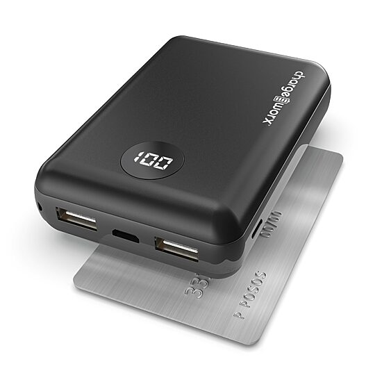 Chargeworx Super Slim 10000 Mah Triple Usb Battery Pack