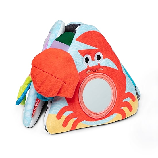 Melissa & Doug Ocean Tummy Time Triangle Interactive Toy