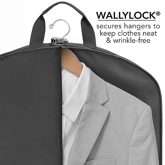 Wallybags 48" Deluxe Tri-Fold Travel Garment Bag With Three Pockets