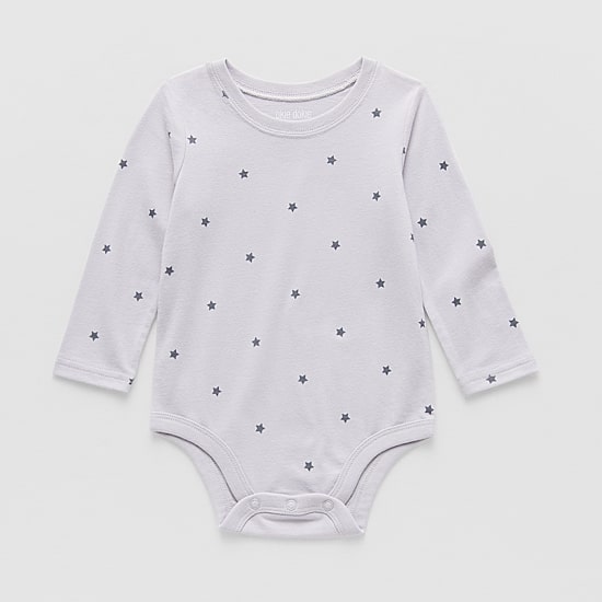 Okie Dokie Baby Unisex Round Neck Long Sleeve Bodysuit
