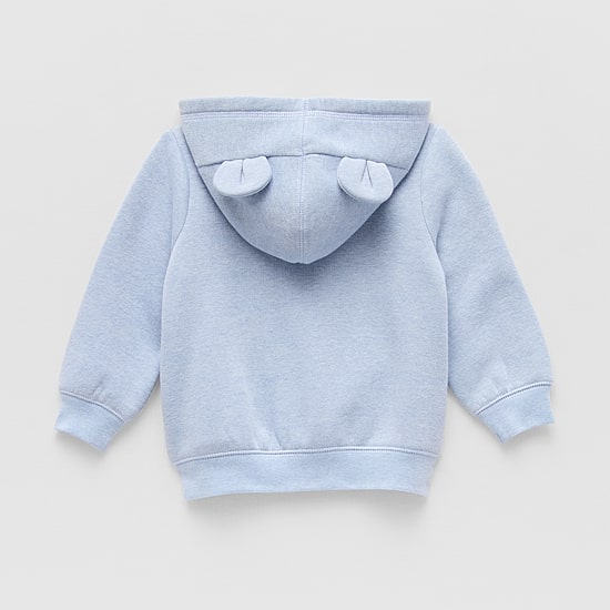 Okie Dokie Baby Boys Fleece Hooded Lightweight Jacket
