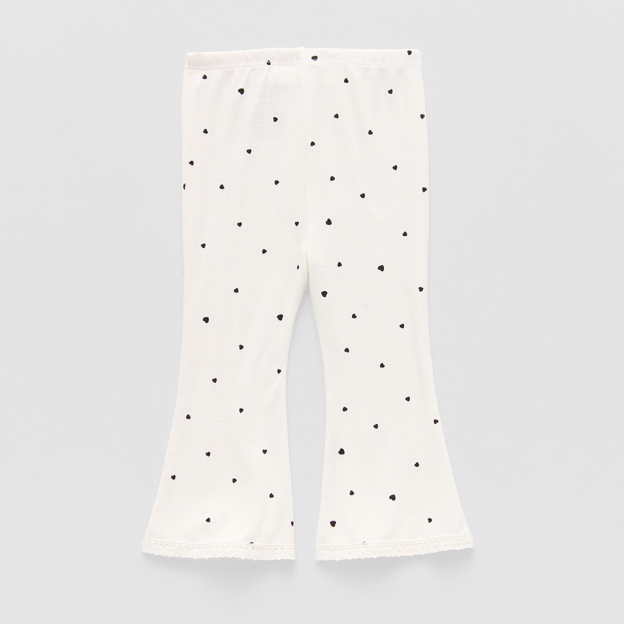 Okie Dokie Baby Girls Knit Flare Full Length Leggings