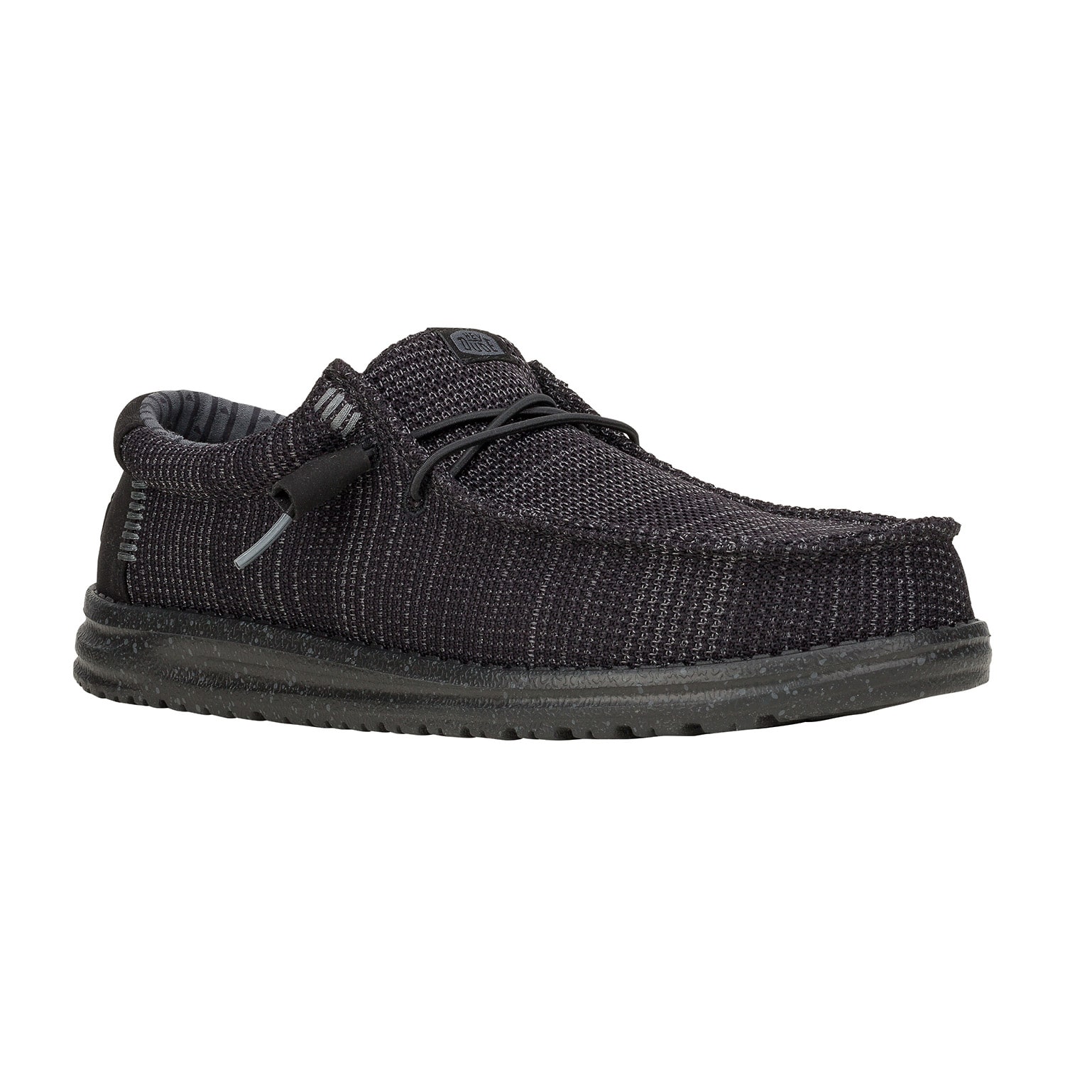 HEYDUDE Wally Stretch Sox Mens Round Closed Toe Slip-On Shoe