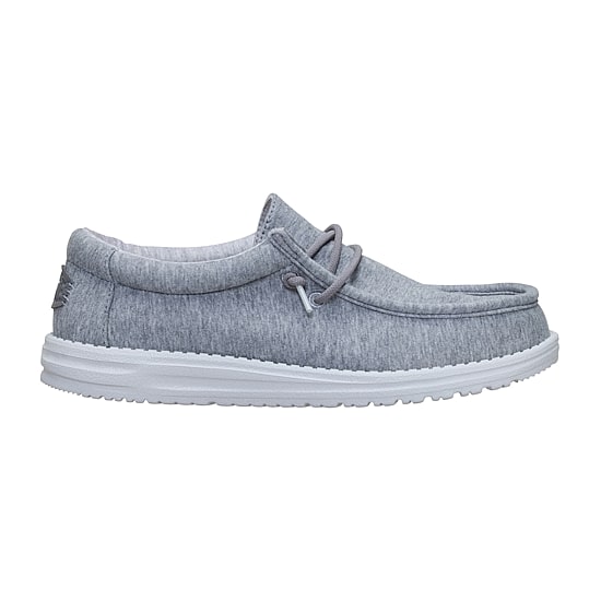 HEYDUDE Wally Stretch Jersey Mens Round Closed Toe Slip-On Shoe