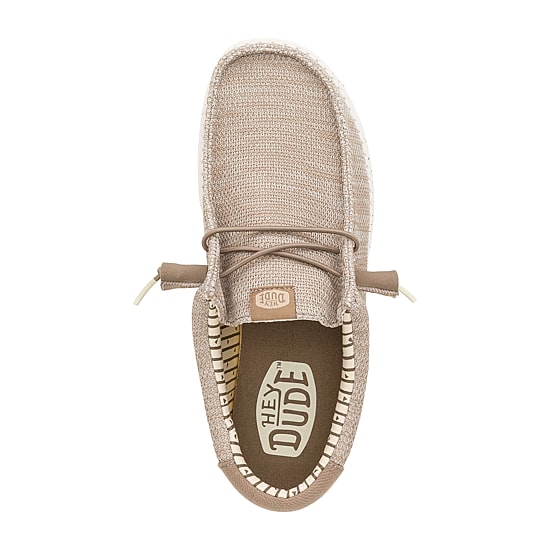HEYDUDE Wally Stretch Sox Mens Round Closed Toe Slip-On Shoe