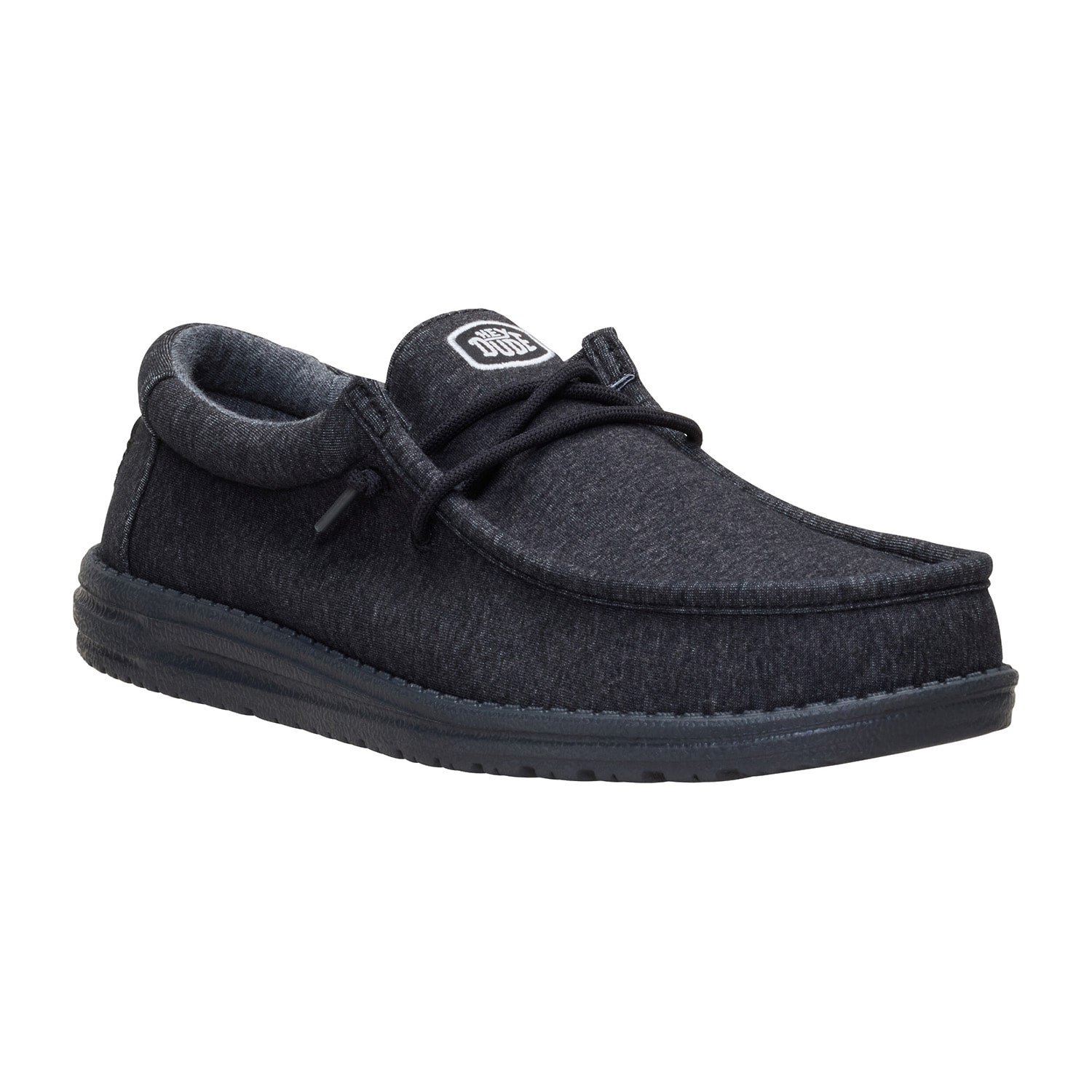 HEYDUDE Wally Stretch Jersey Mens Round Closed Toe Slip-On Shoe