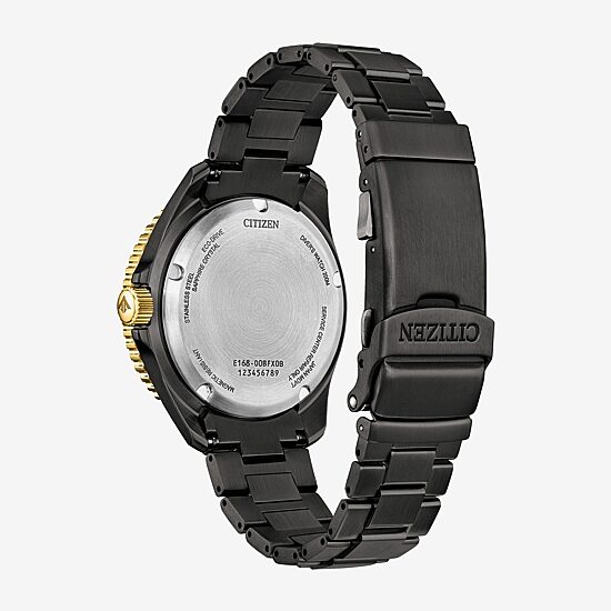 Citizen Sea Eco Mens Gray Stainless Steel Bracelet Watch Bn0264-53e