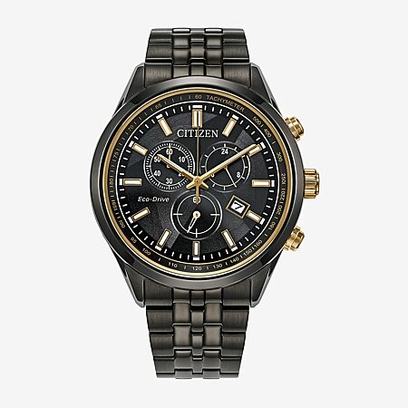 Citizen Sea Eco Mens Gray Stainless Steel Bracelet Watch Bn0264