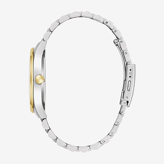 Caravelle Designed By Bulova Mens Two Tone Stainless Steel Bracelet Watch 45b163