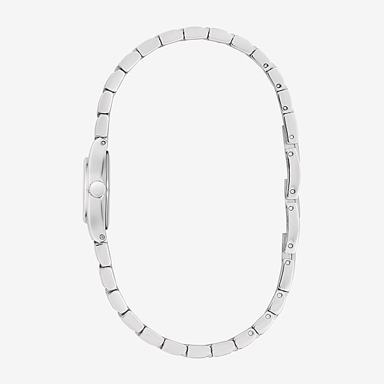 Caravelle Designed By Bulova Womens Silver Tone Stainless Steel Bracelet Watch 43l228