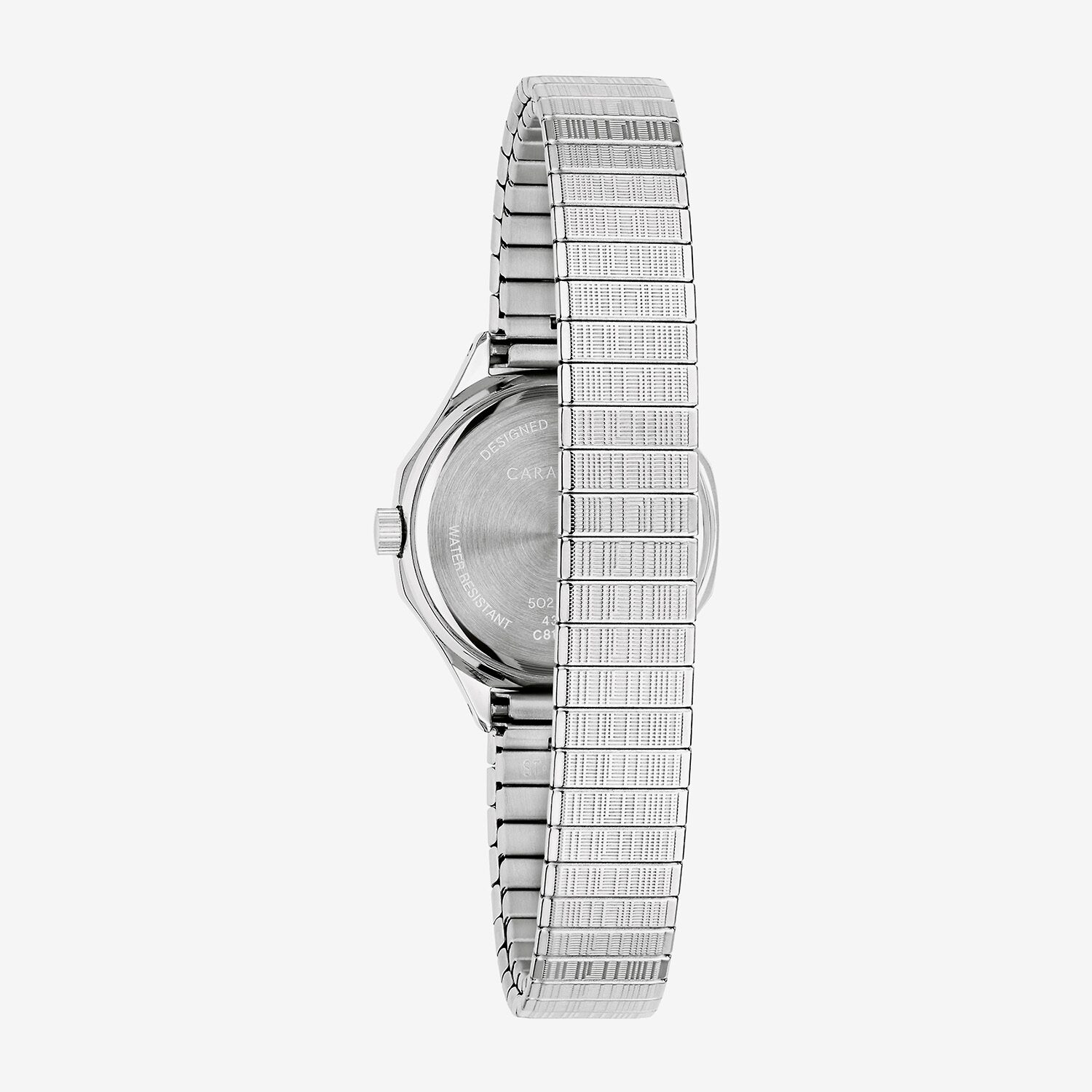 Caravelle Designed By Bulova Womens Silver Tone Stainless Steel Bracelet Watch 43l226