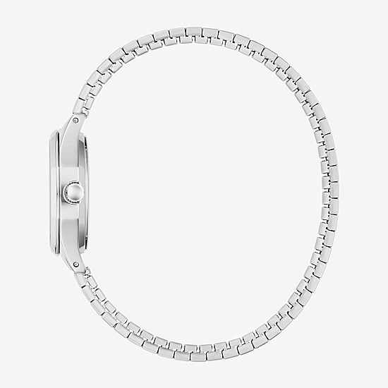 Caravelle Designed By Bulova Womens Silver Tone Stainless Steel Bracelet Watch 43l226