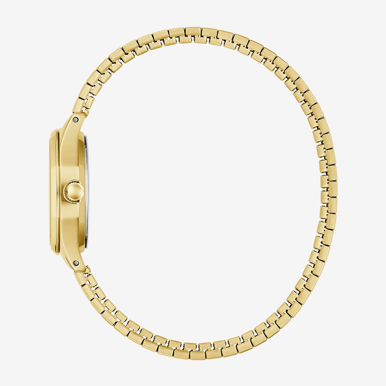 Caravelle Designed By Bulova Womens Gold Tone Stainless Steel Bracelet Watch 44l268
